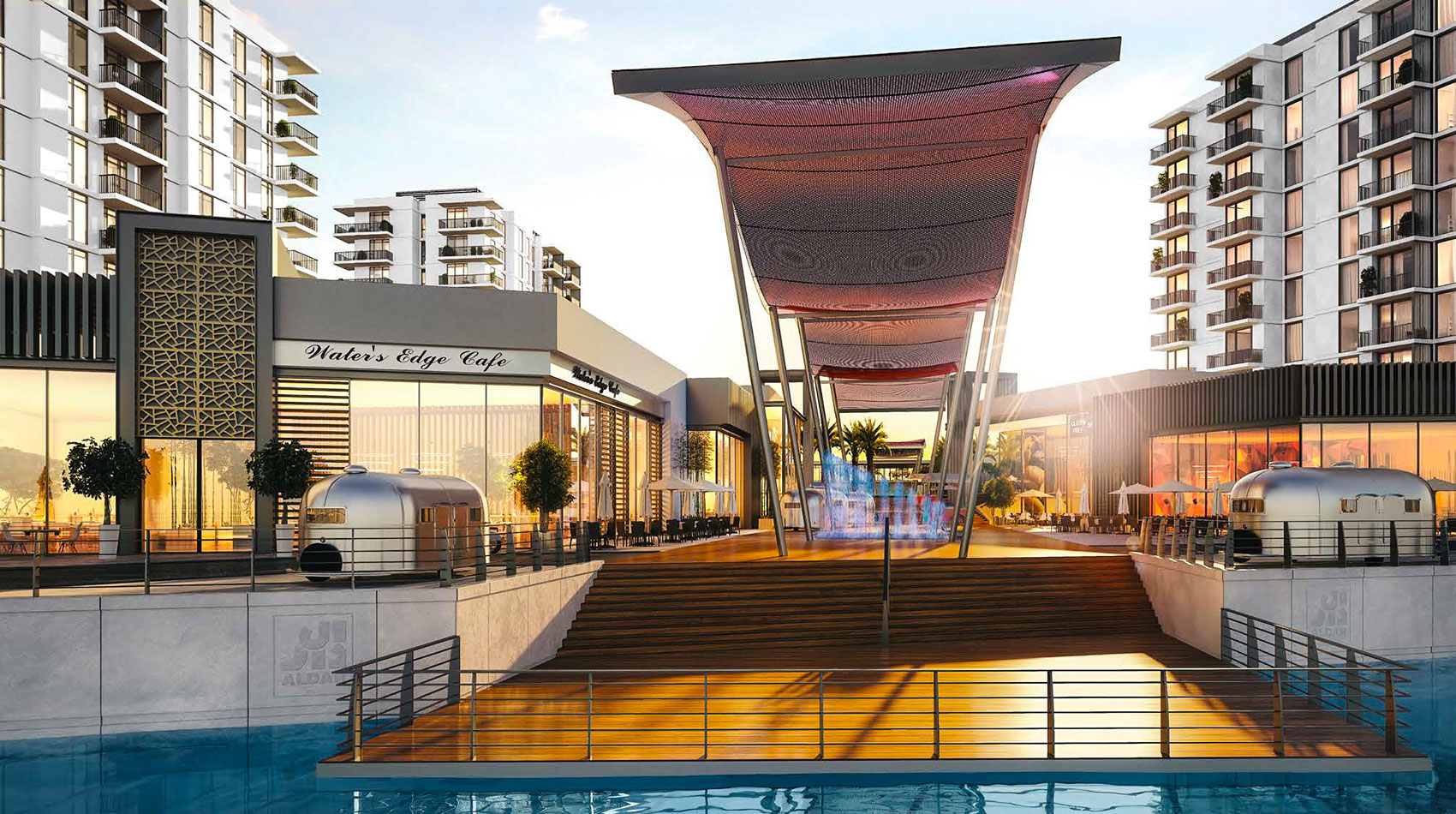 Water’s Edge Apartments by Aldar in Yas Island amenities