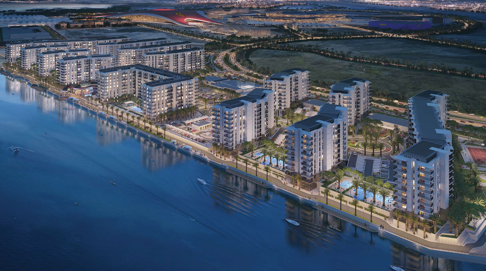 Water’s Edge Apartments by Aldar in Yas Island amenities