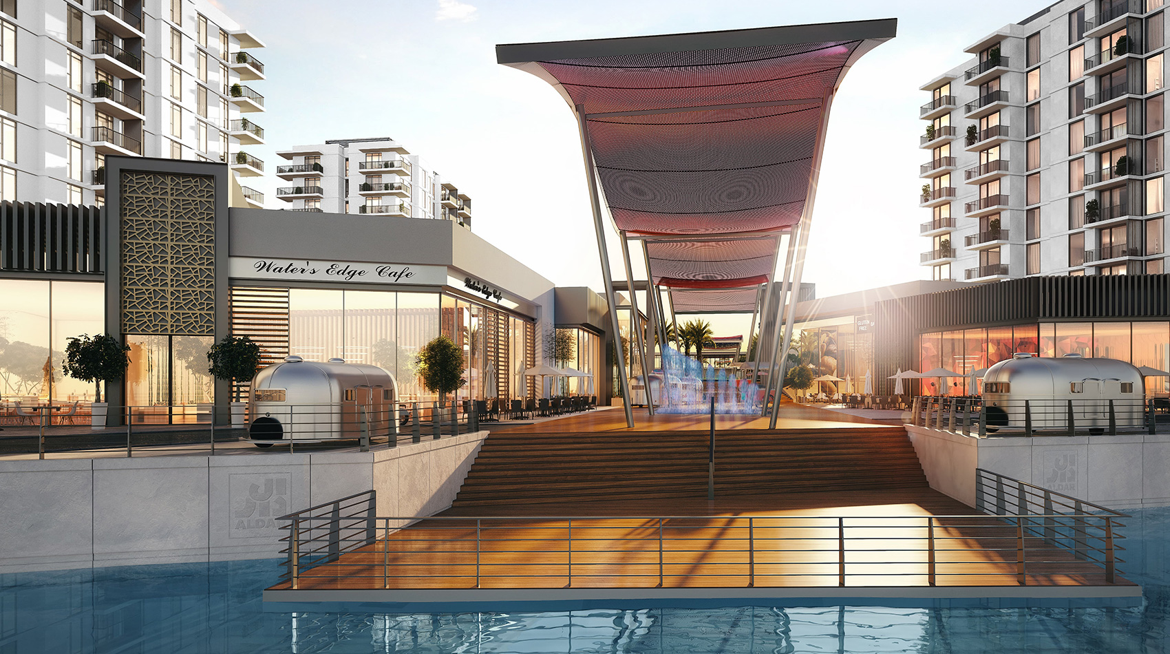 Water’s Edge Apartments by Aldar in Yas Island amenities