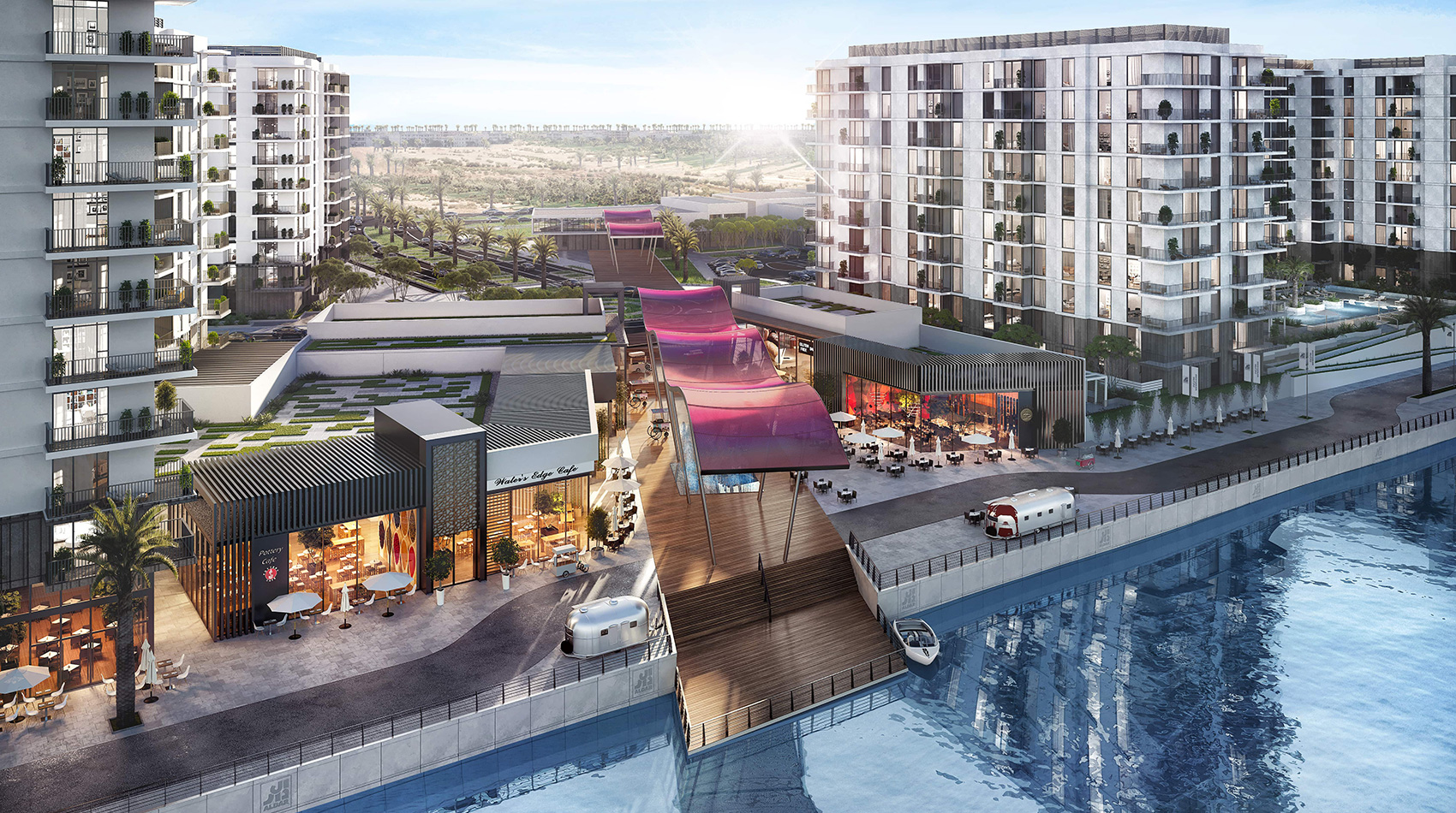 Water’s Edge Apartments by Aldar in Yas Island amenities