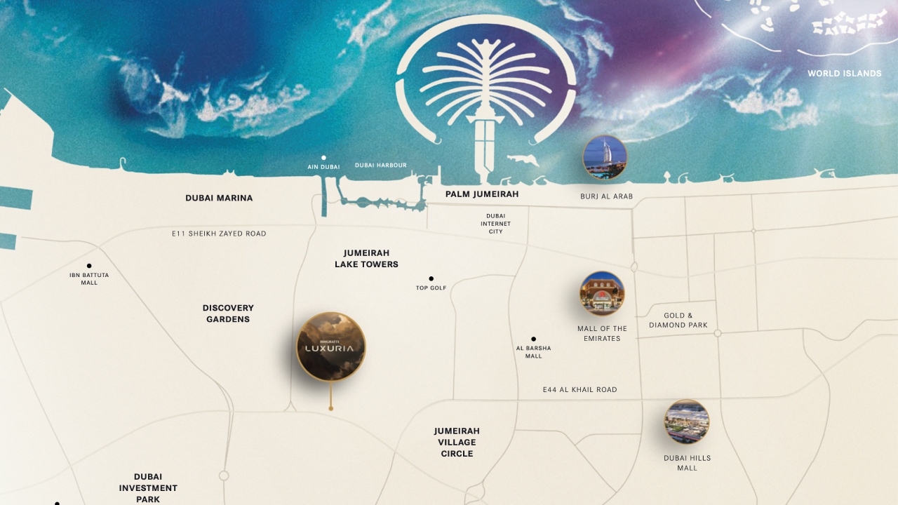 Binghatti Luxuria Location