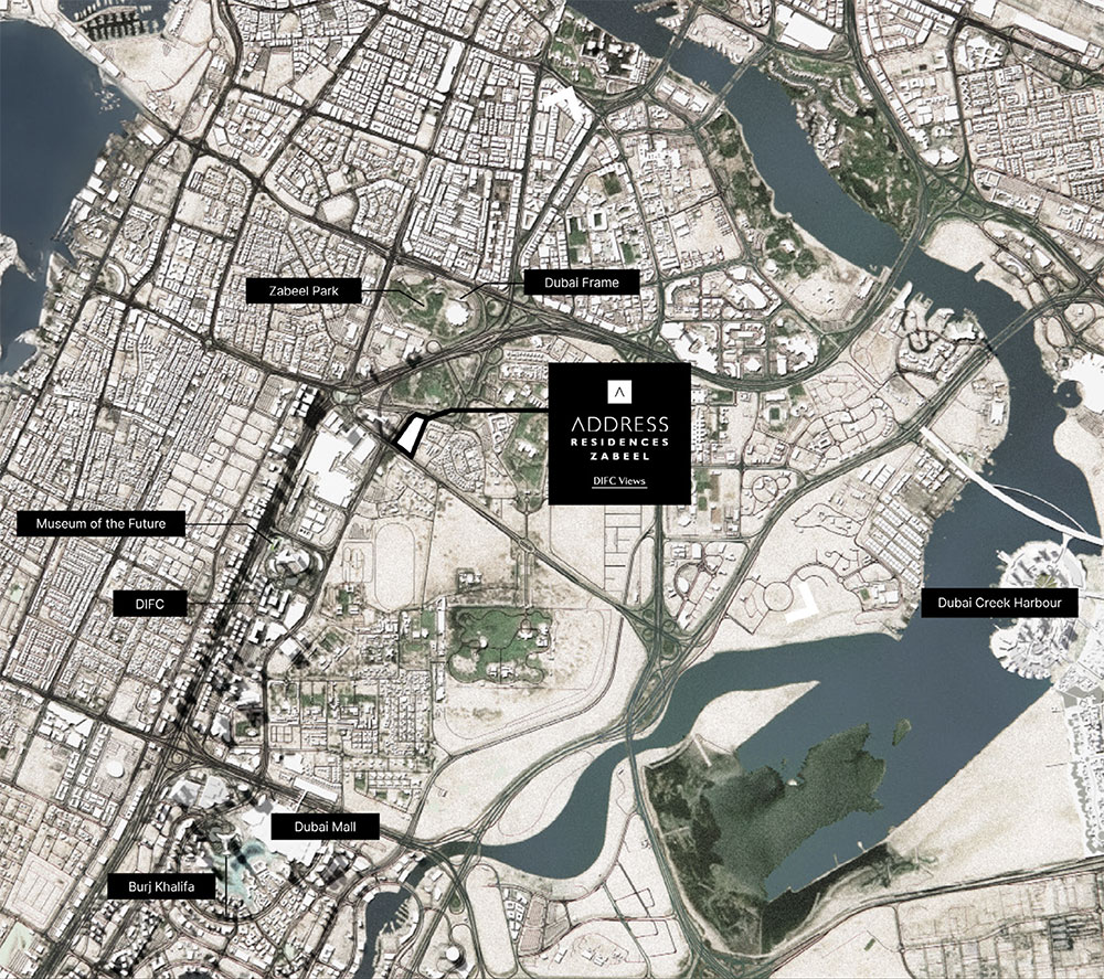 Emaar Address Residences Zabeel Location