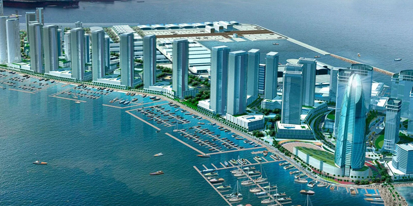 Iris Mist at Dubai Maritime City features