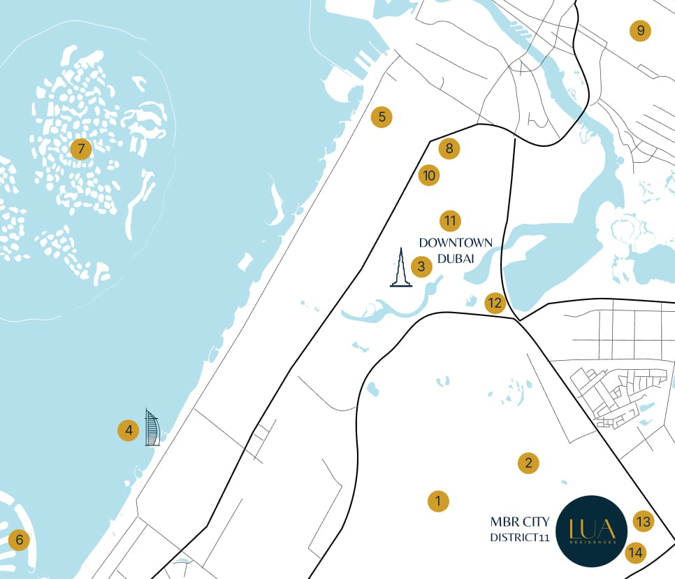 Lua Residences Location